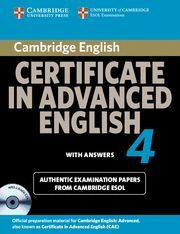 CAMBRIDGE CERTIFICATE IN ADVANCED ENGLISH 4 FOR UPDATED EXAM SELF-STUDY PACK (ST