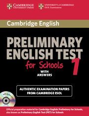 CAMBRIDGE PRELIMINARY ENGLISH TEST FOR SCHOOLS 1 SELF-STUDY PACK (STUDENT'S BOOK
