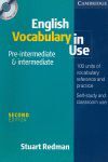 ENGLISH VOCABULARY IN USE PRE INTERMEDIATE